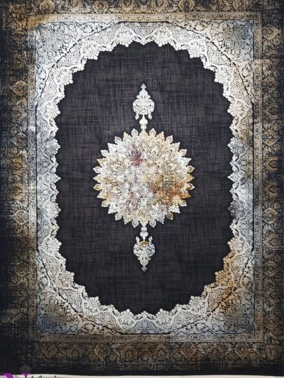 فرش طرح درسا سرمه ای