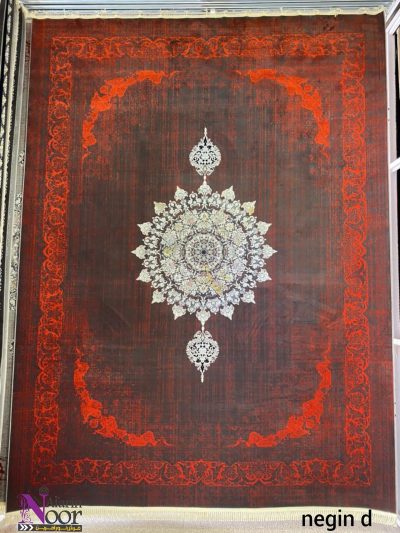 فرش طرح نگین دودی