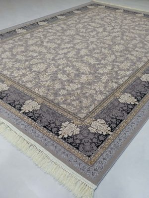 Bright elephant orchid pattern carpet 1