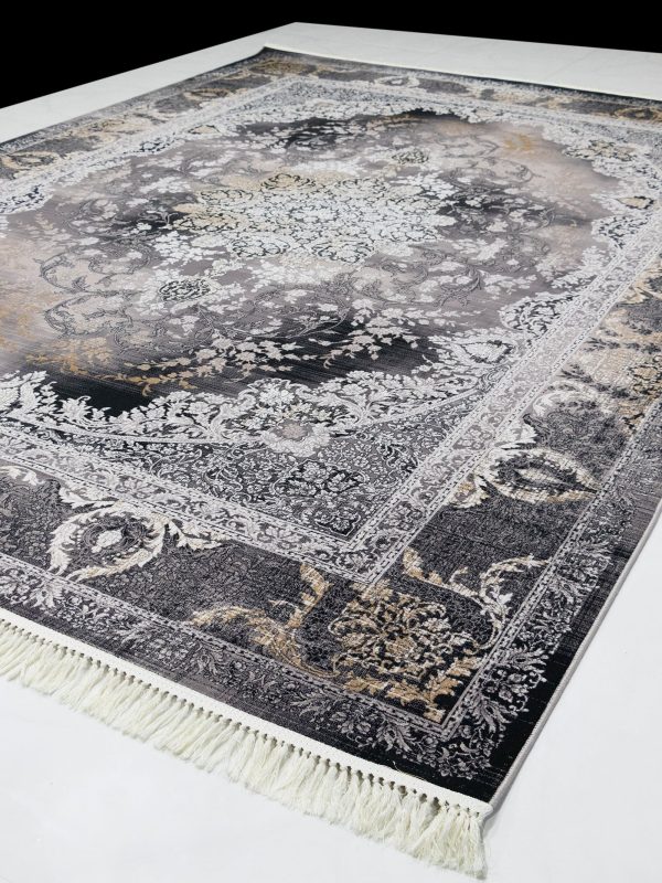 Carpet code 3959 dark elephant with relief 4