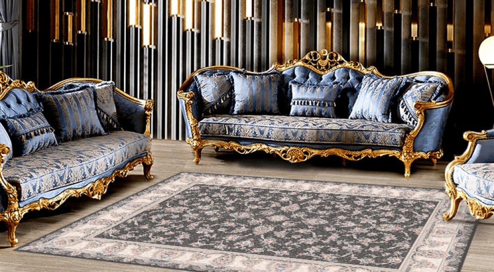 Dark background carpet